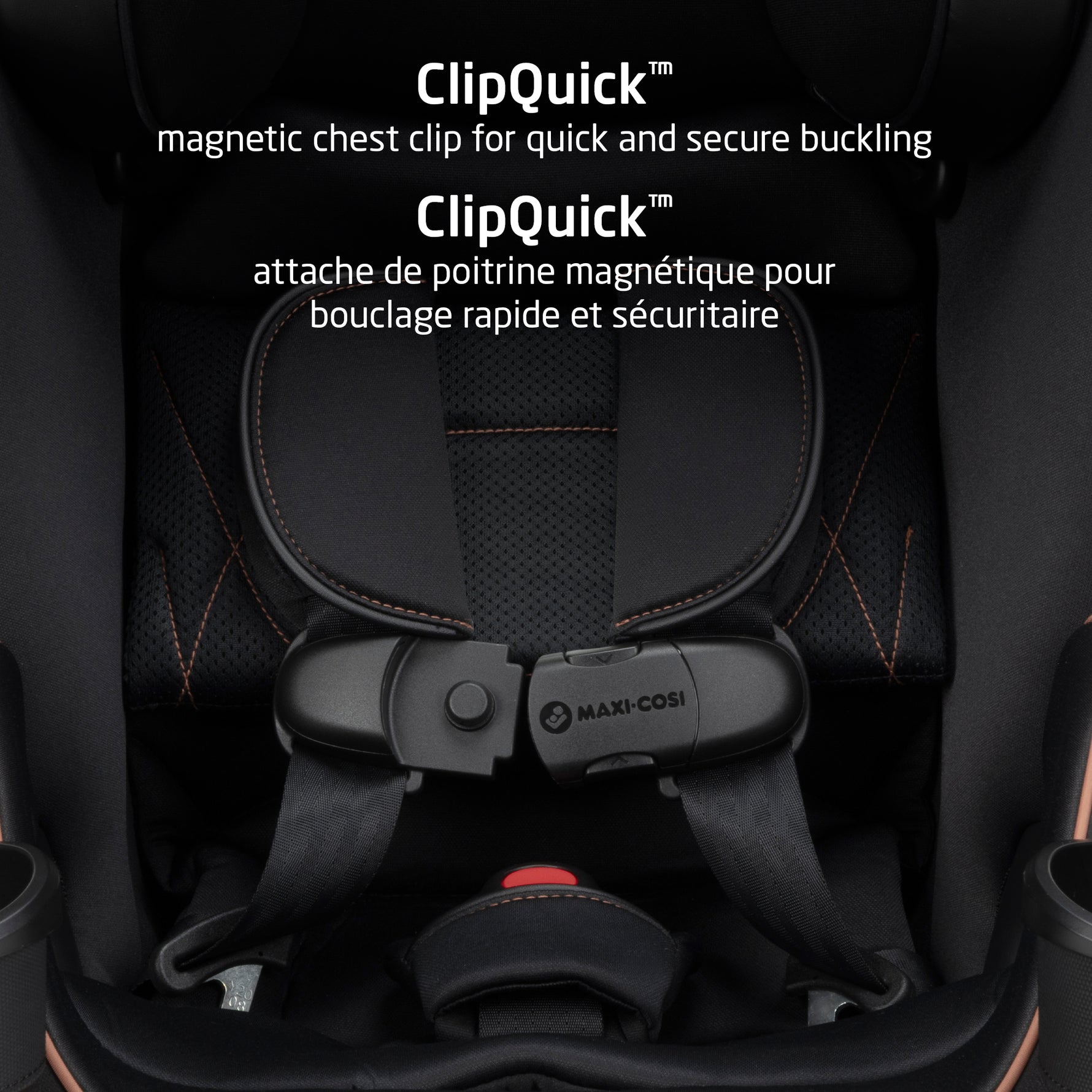 Maxi-Cosi Kani 4-in-1 Convertible Car Seat - Authentic Sport ClipQuick Magnetic Chest Clip