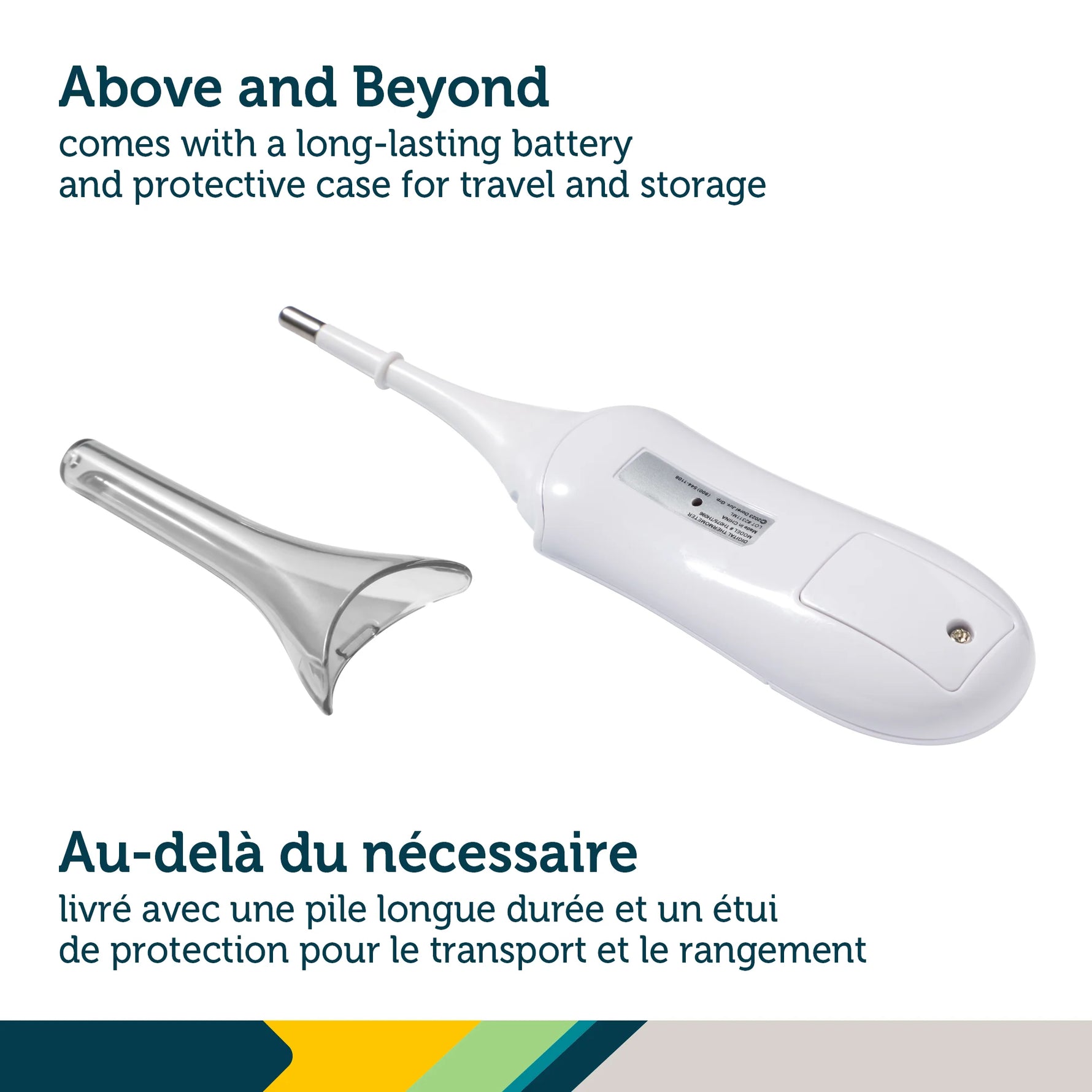 Safety 1st 3 in 1 Nursery Thermometer - Battery & Protective Case