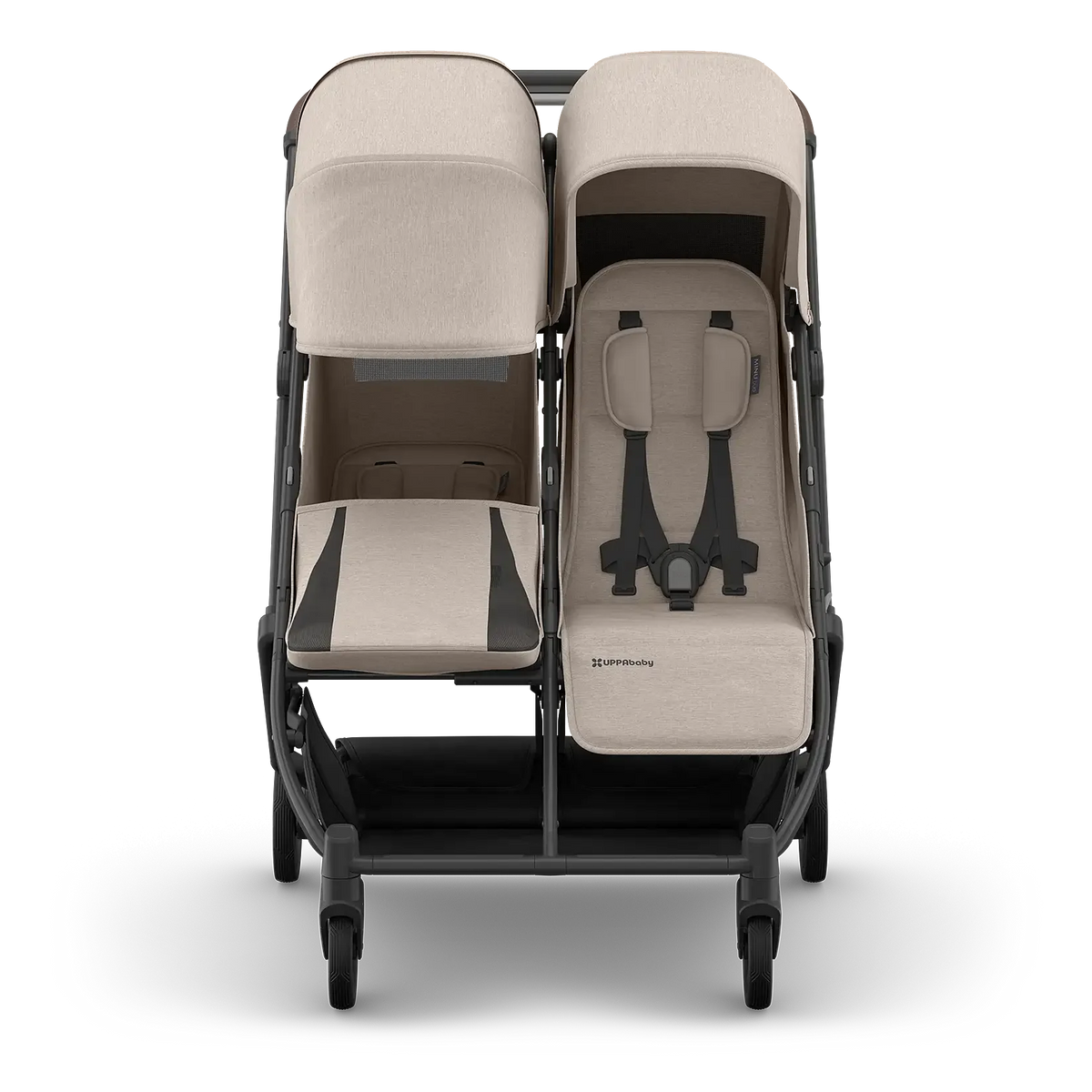 Ada (Sandstone Melange | Carbon Frame | Chestnut Leather) - Front