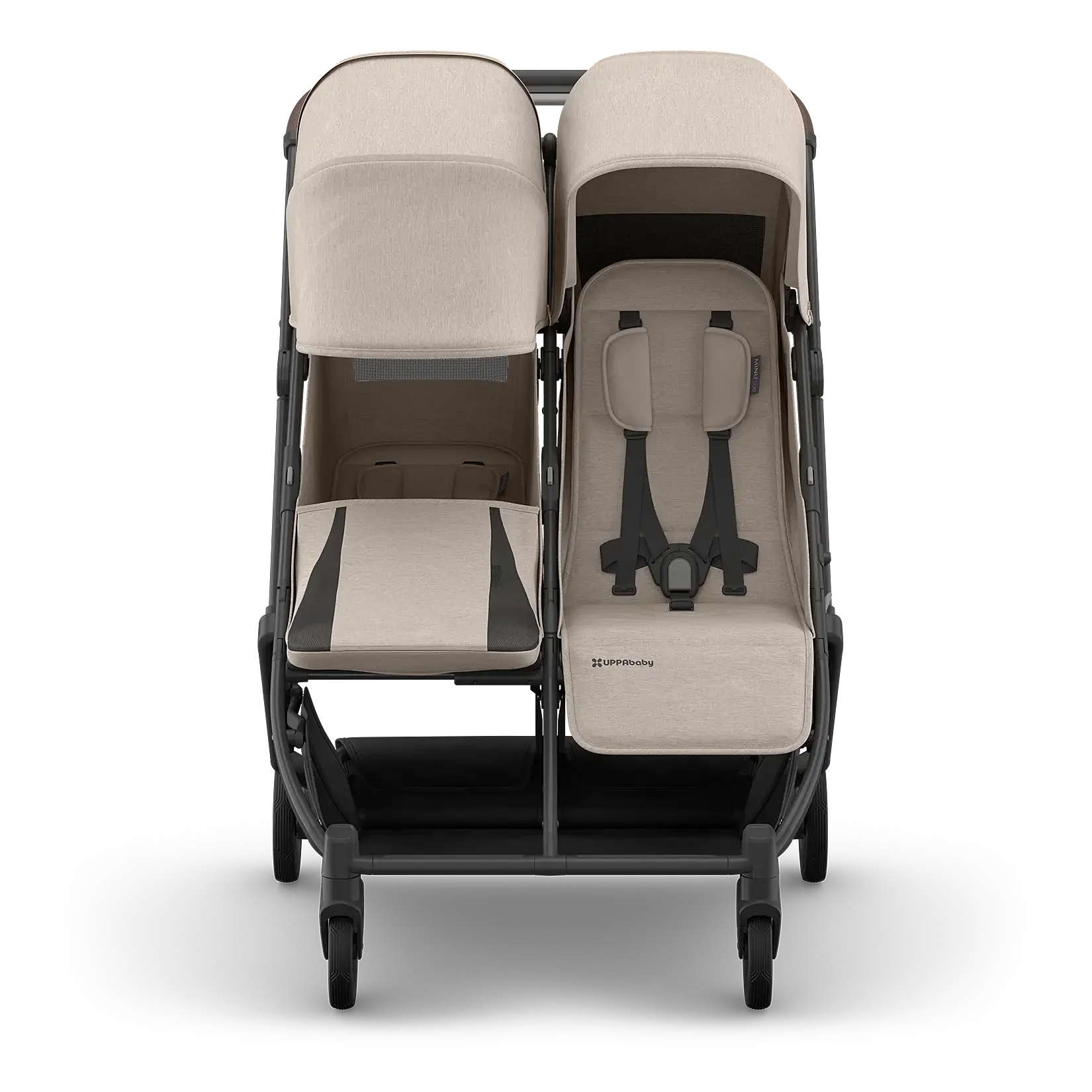 Ada (Sandstone Melange | Carbon Frame | Chestnut Leather) - Front