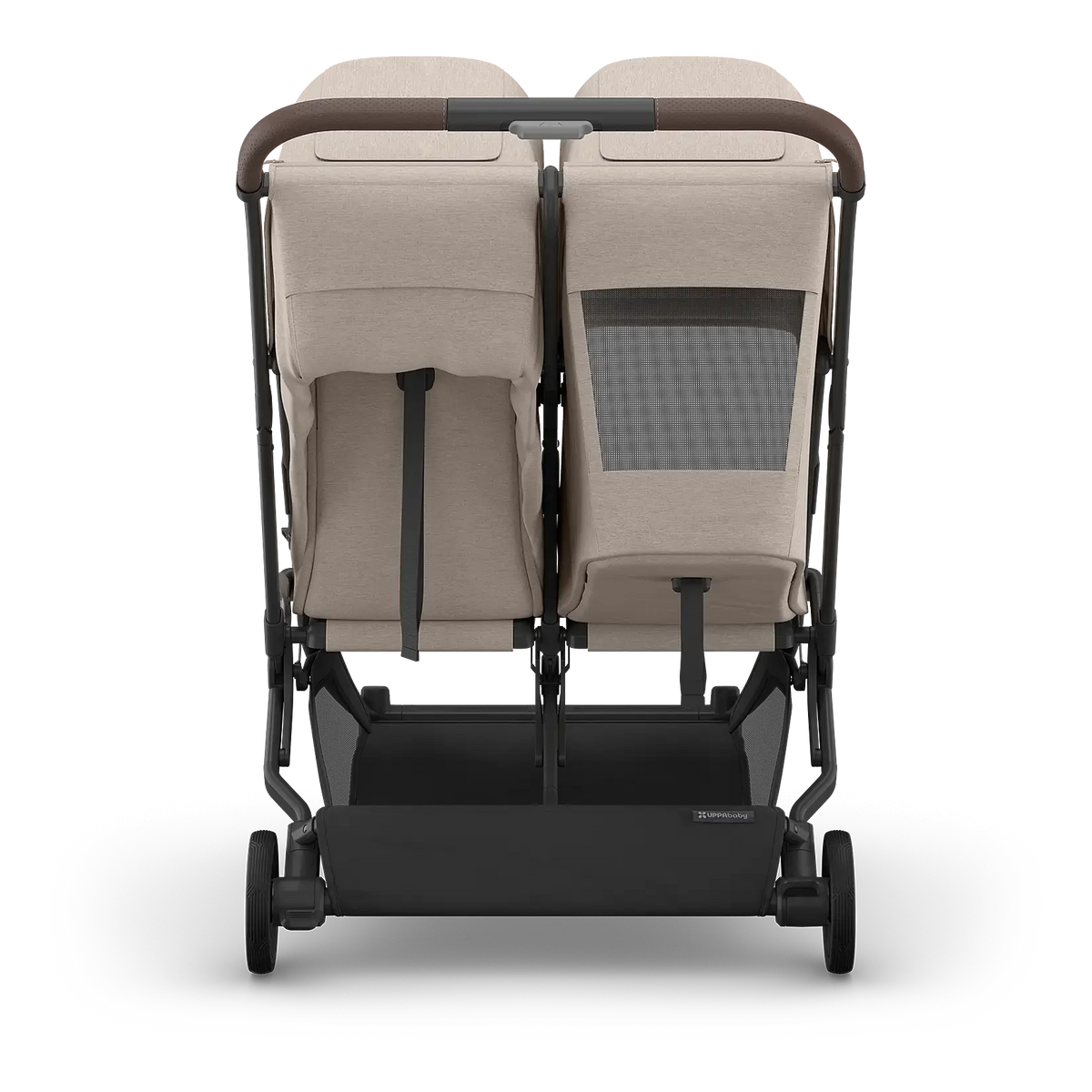 Ada (Sandstone Melange | Carbon Frame | Chestnut Leather) - Back View