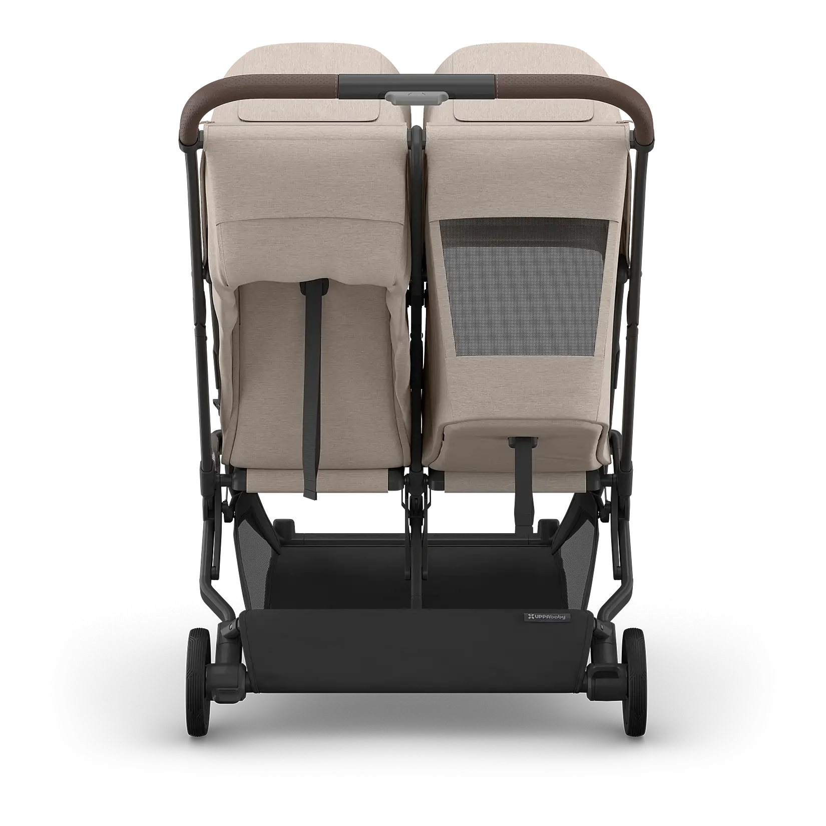 Ada (Sandstone Melange | Carbon Frame | Chestnut Leather) - Back View
