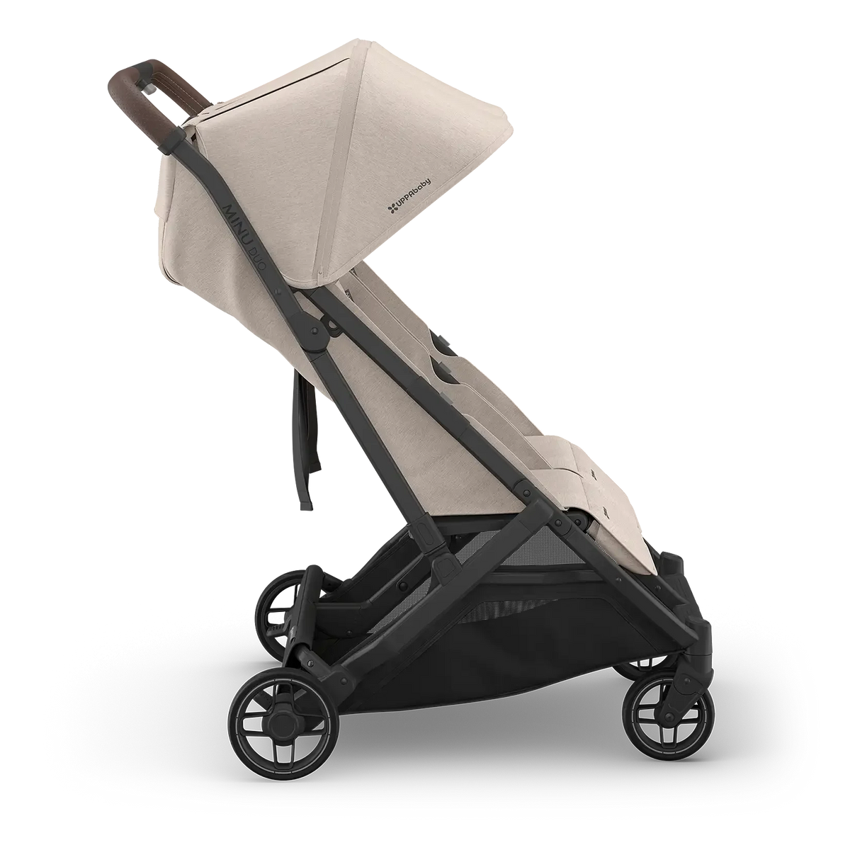 Ada (Sandstone Melange | Carbon Frame | Chestnut Leather) - Side View