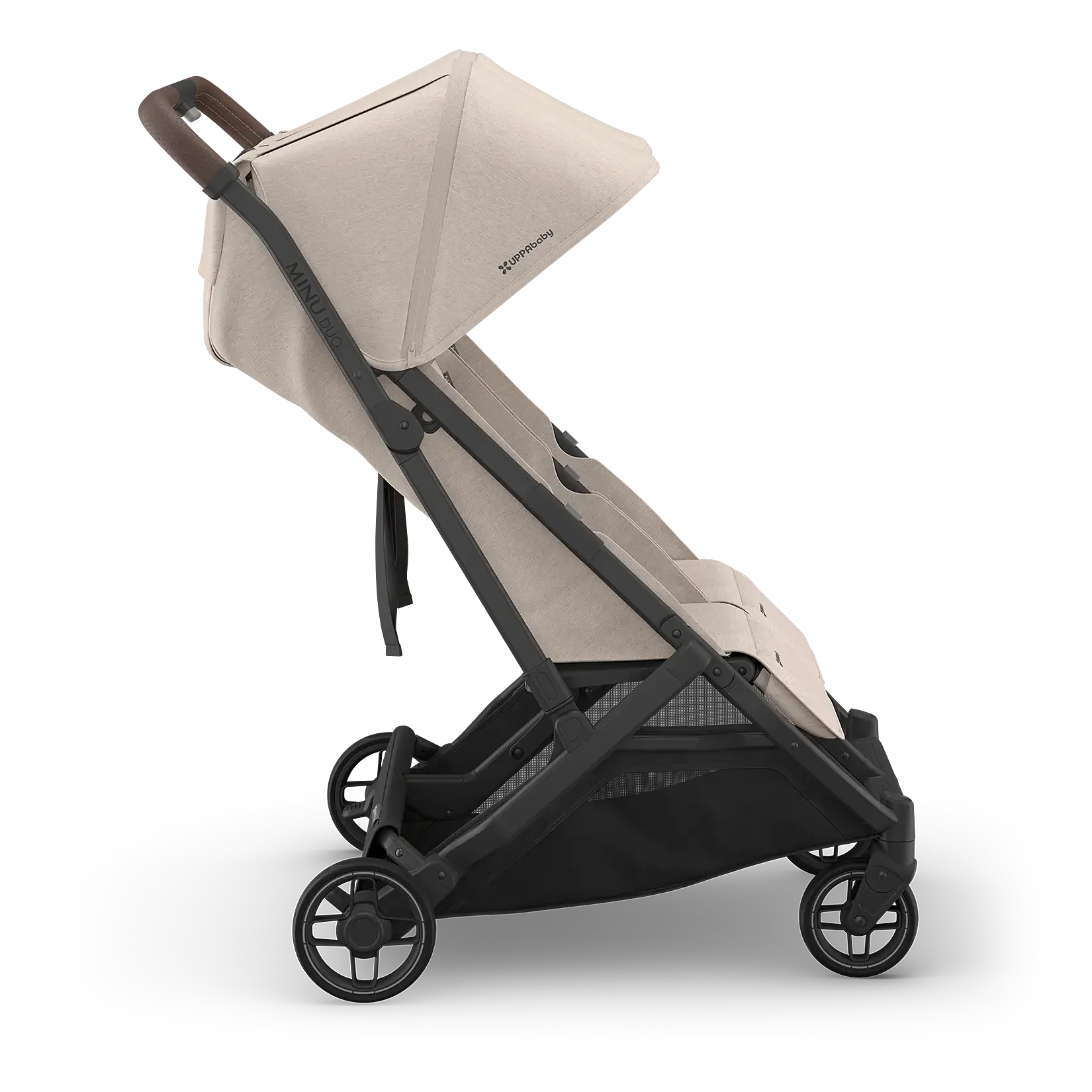 Ada (Sandstone Melange | Carbon Frame | Chestnut Leather) - Side View