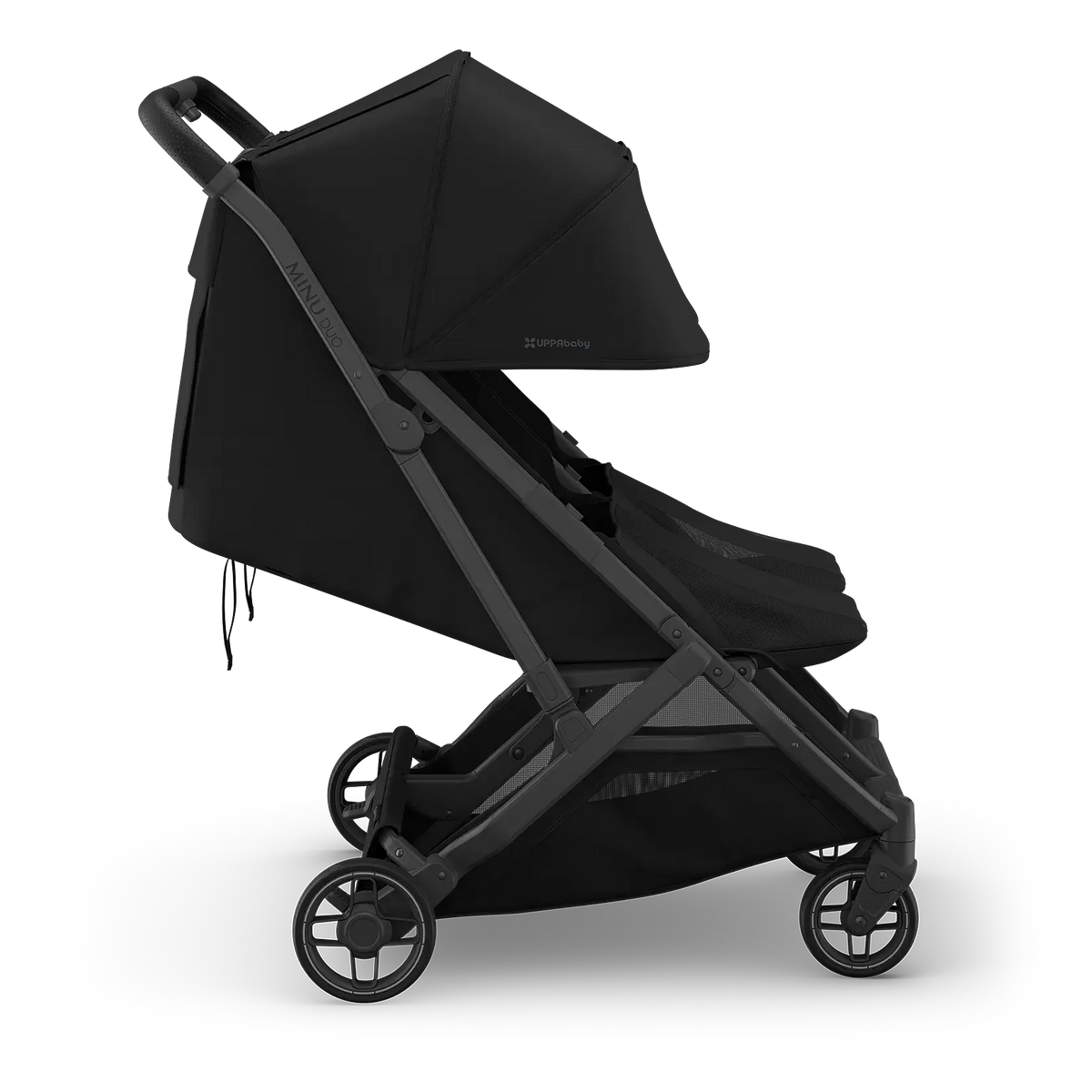 James - UPPAbaby Minu Duo Double Stroller - Side Profile View