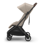 UPPAbaby Minu V3 Stroller - Ada (Charcoal Melange | Carbon Frame | Chestnut Leather) - Side View