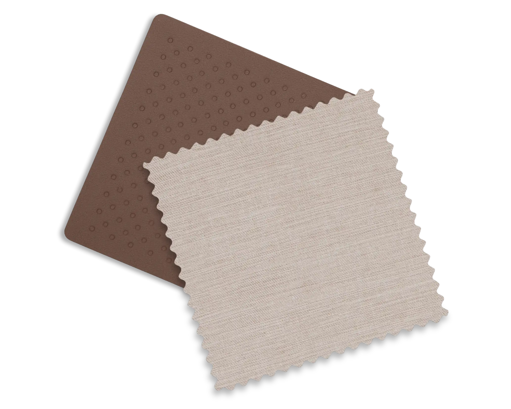 UPPAbaby Minu V3 Stroller - Ada (Charcoal Melange | Carbon Frame | Chestnut Leather) - Fabric Swatch