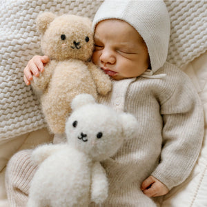 cuddle + kind Hand-Knit Baby Animal - Boucle Bear Lifestyle 1
