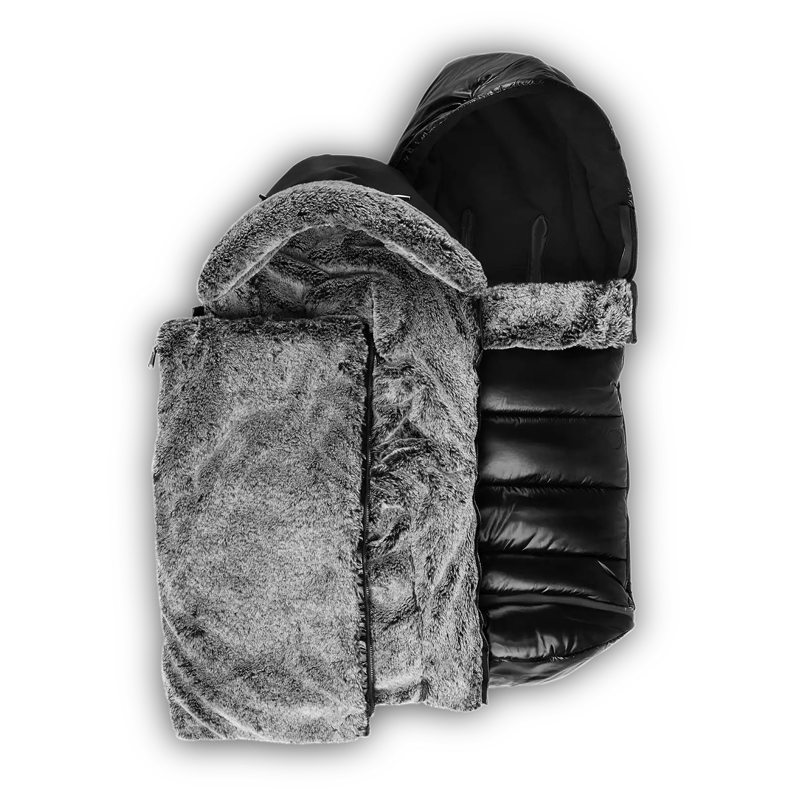 UPPAbaby CozyGanoosh Luxe Premium Footmuff - Lyla (Onyx Nylon)