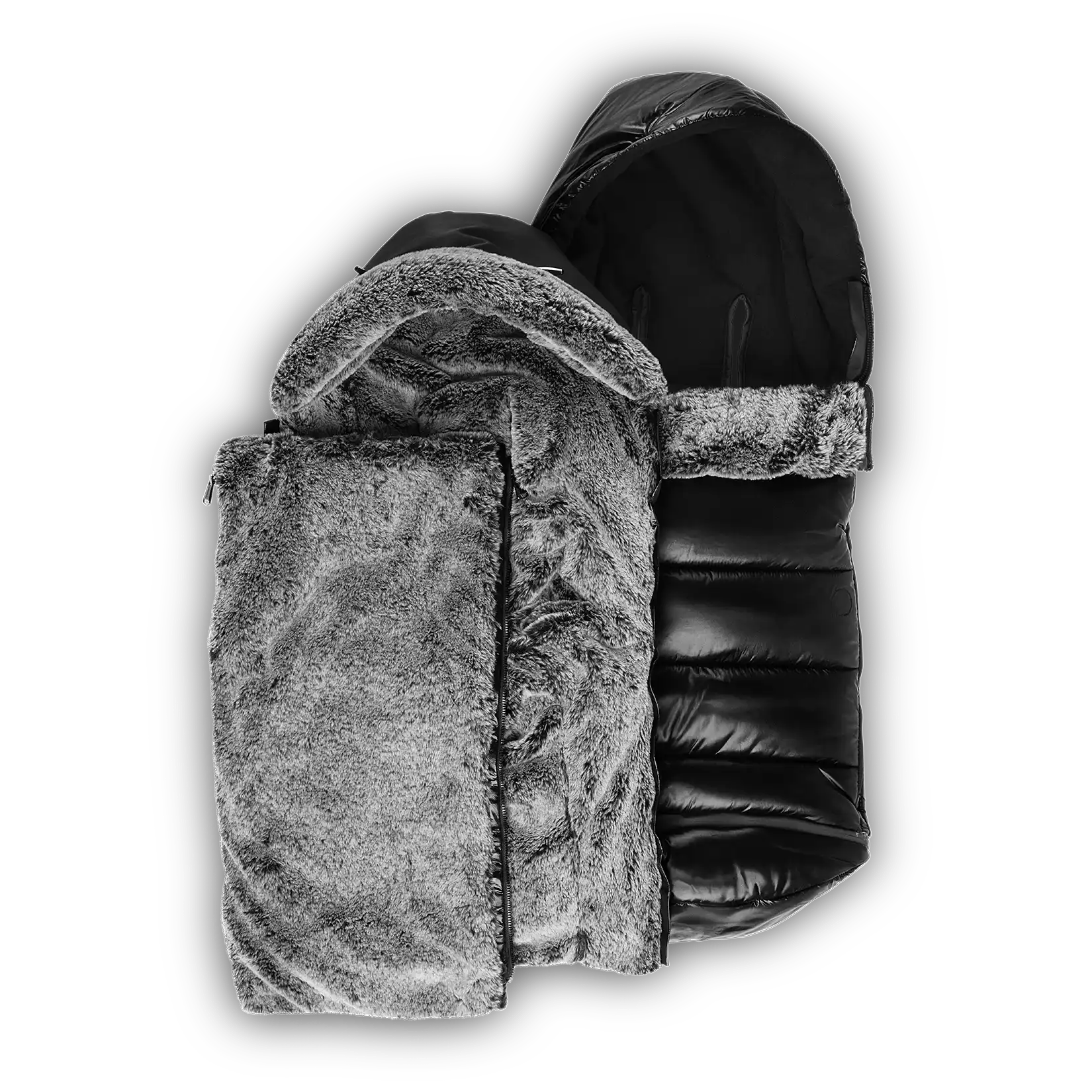 UPPAbaby CozyGanoosh Luxe Premium Footmuff - Lyla (Onyx Nylon)