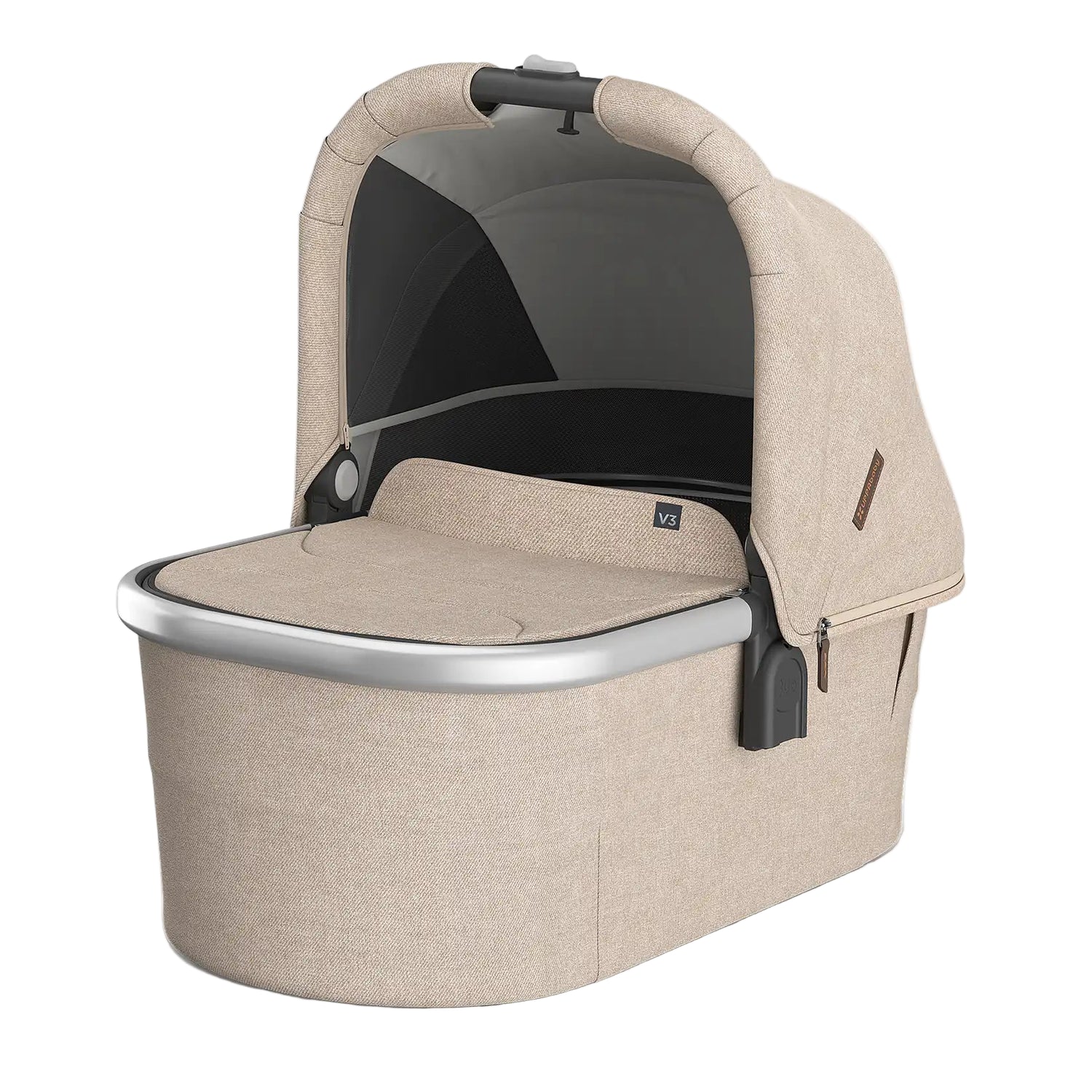 UPPAbaby Bassinet V3 - Declan (Oat Mélange/Silver Frame)