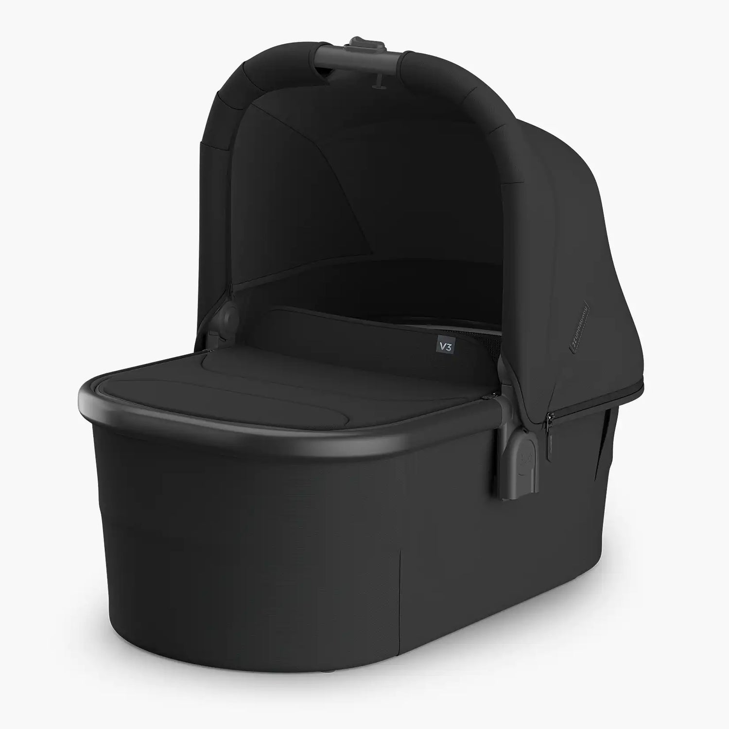 UPPAbaby Bassinet V3 - Jake (Charcoal/Carbon Frame/Black Leather)