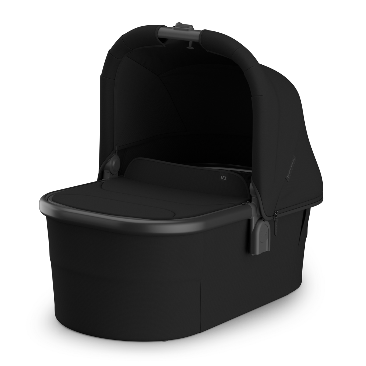 UPPAbaby Bassinet V3 - James (Black | Carbon Frame)