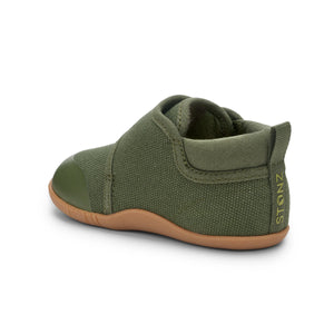 Stonz Cruiser Natural Baby Shoes - Cypress Back Angle View