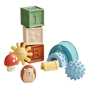 Itzy Ritzy Itzy Blocks Sensory 10 PC Gift Set