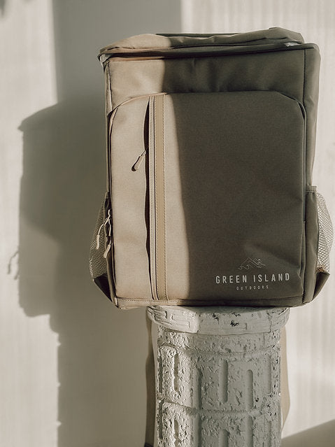 Green Island Outdoors Insulated Cooler Backpack - Sage