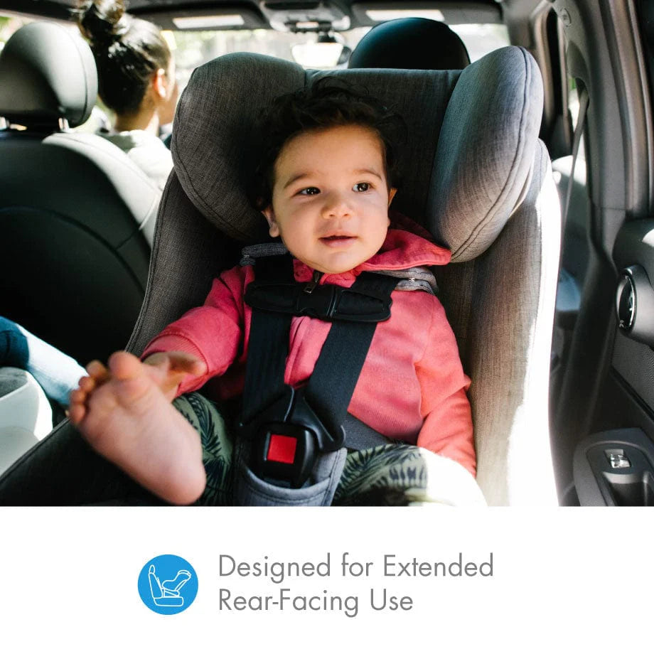 Clek Foonf Convertible Car Seat - Highlands Ziip Extended Rear Facing Use
