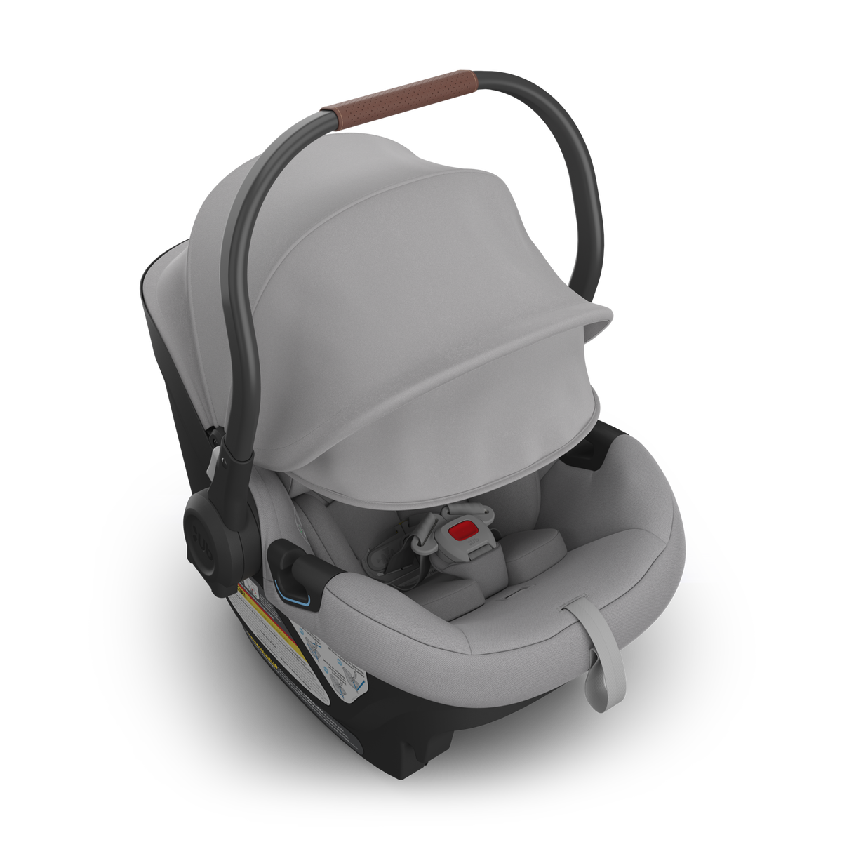 UPPAbaby Aria Infant Car Seat - Anthony (Grey/Chestnut Leather) Sunshade
