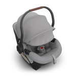UPPAbaby Aria Infant Car Seat - Anthony (Grey/Chestnut Leather) Sunshade