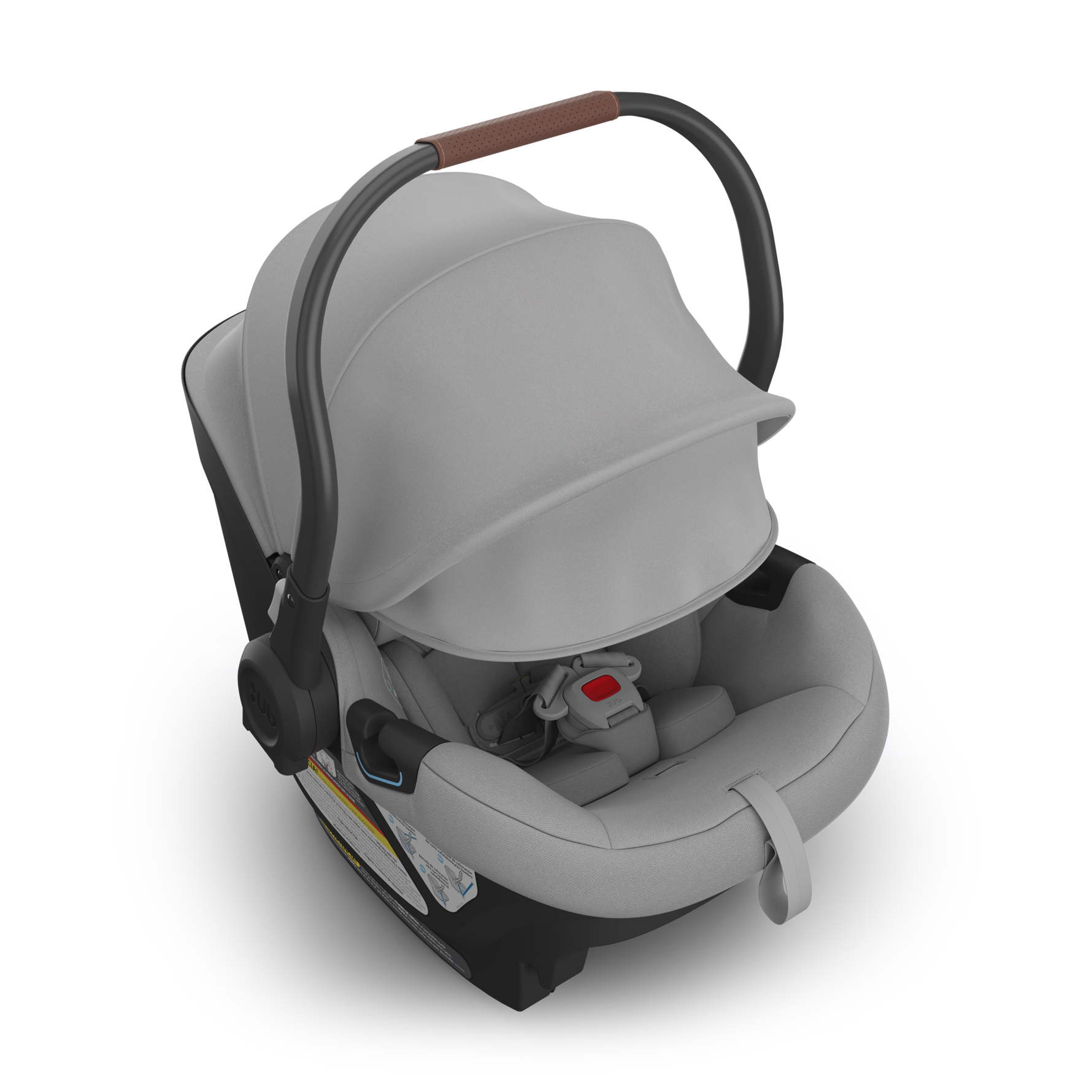 UPPAbaby Aria Infant Car Seat - Anthony (Grey/Chestnut Leather) Sunshade