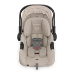 UPPAbaby Aria V2 Infant Car Seat - Ada (Sandstone Melange | Chestnut Leather) - Front View