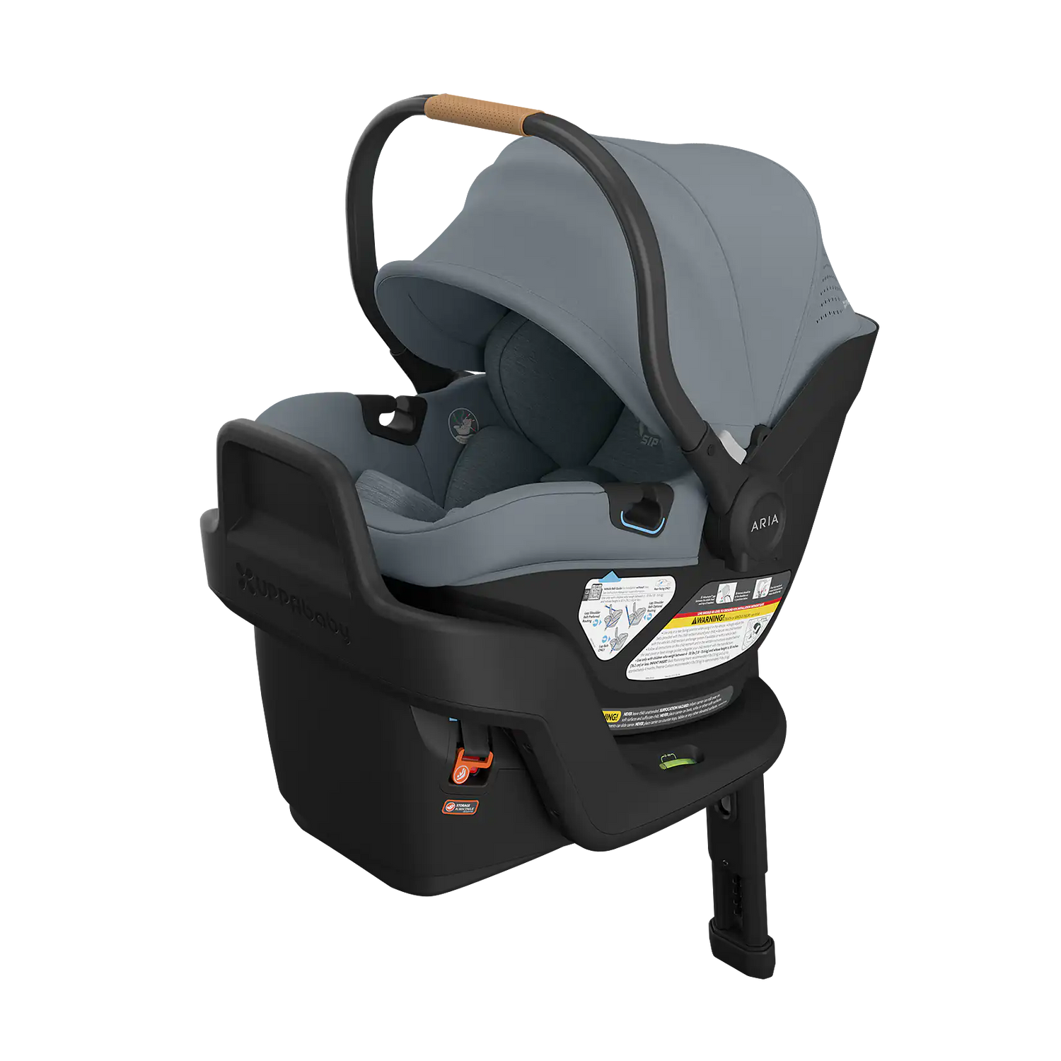 UPPAbaby Aria V2 Infant Car Seat - Callum/Dillan( Stone Blue | Sand Leather) 