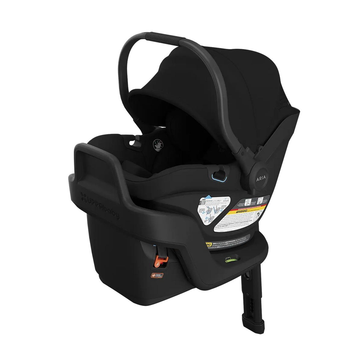 UPPAbaby Aria V2 Infant Car Seat - James (Black | Black Leather)