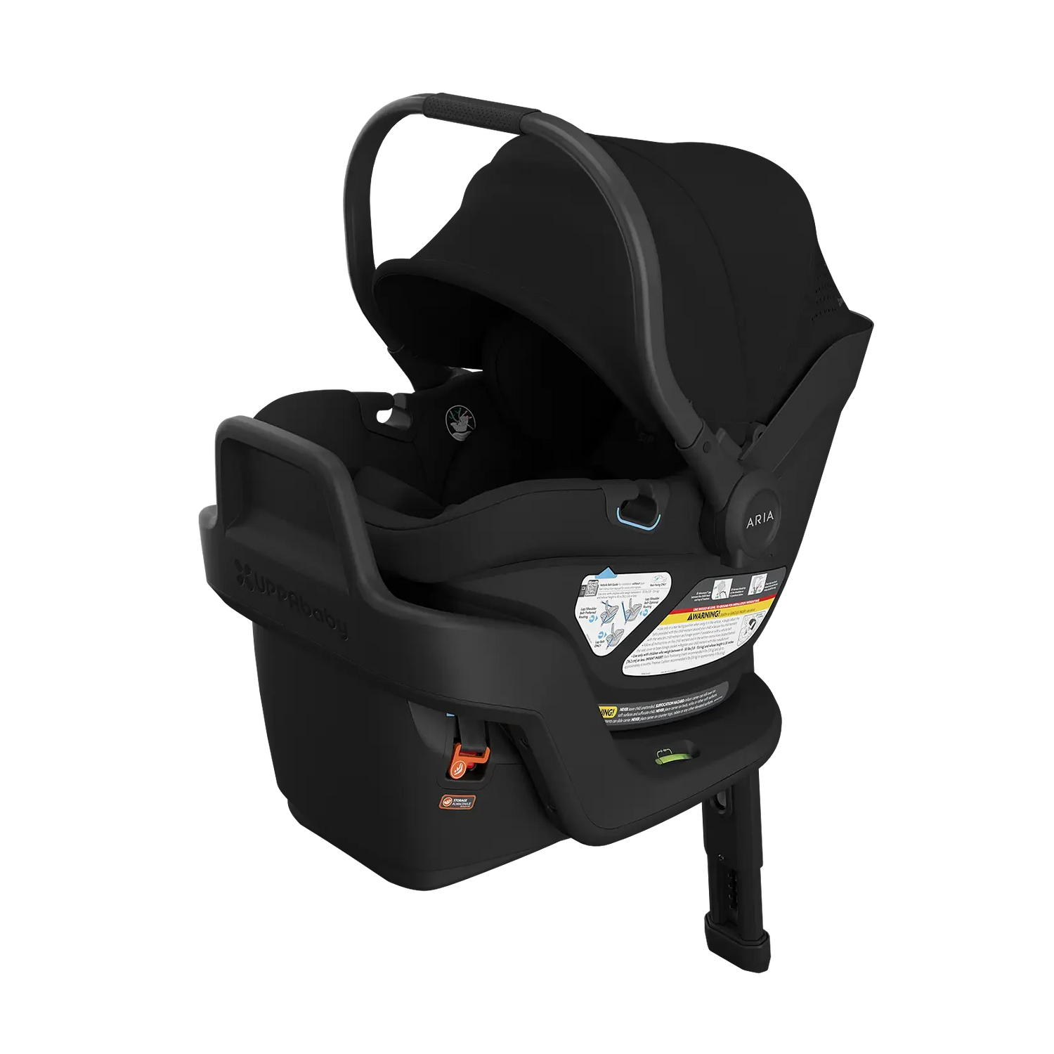 UPPAbaby Aria V2 Infant Car Seat - James (Black | Black Leather)