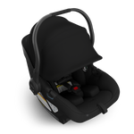 UPPAbaby Aria V2 Infant Car Seat - James (Black | Black Leather) - Top Angle View