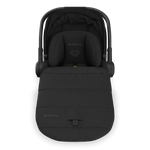 UPPAbaby Aria V2 Infant Car Seat James (Black | Black Leather) - Included  All Weather Foot Cover