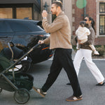 UPPAbaby Aria V2 Infant Car Seat - James (Black | Black Leather) - Lifestyle 3