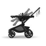  Bugaboo Kangaroo Seat Complete Stroller - Seat Positions