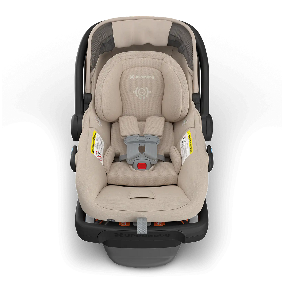 UPPAbaby Mesa V3 Infant Car Seat Declan - Facing Straight On with Infant Insert