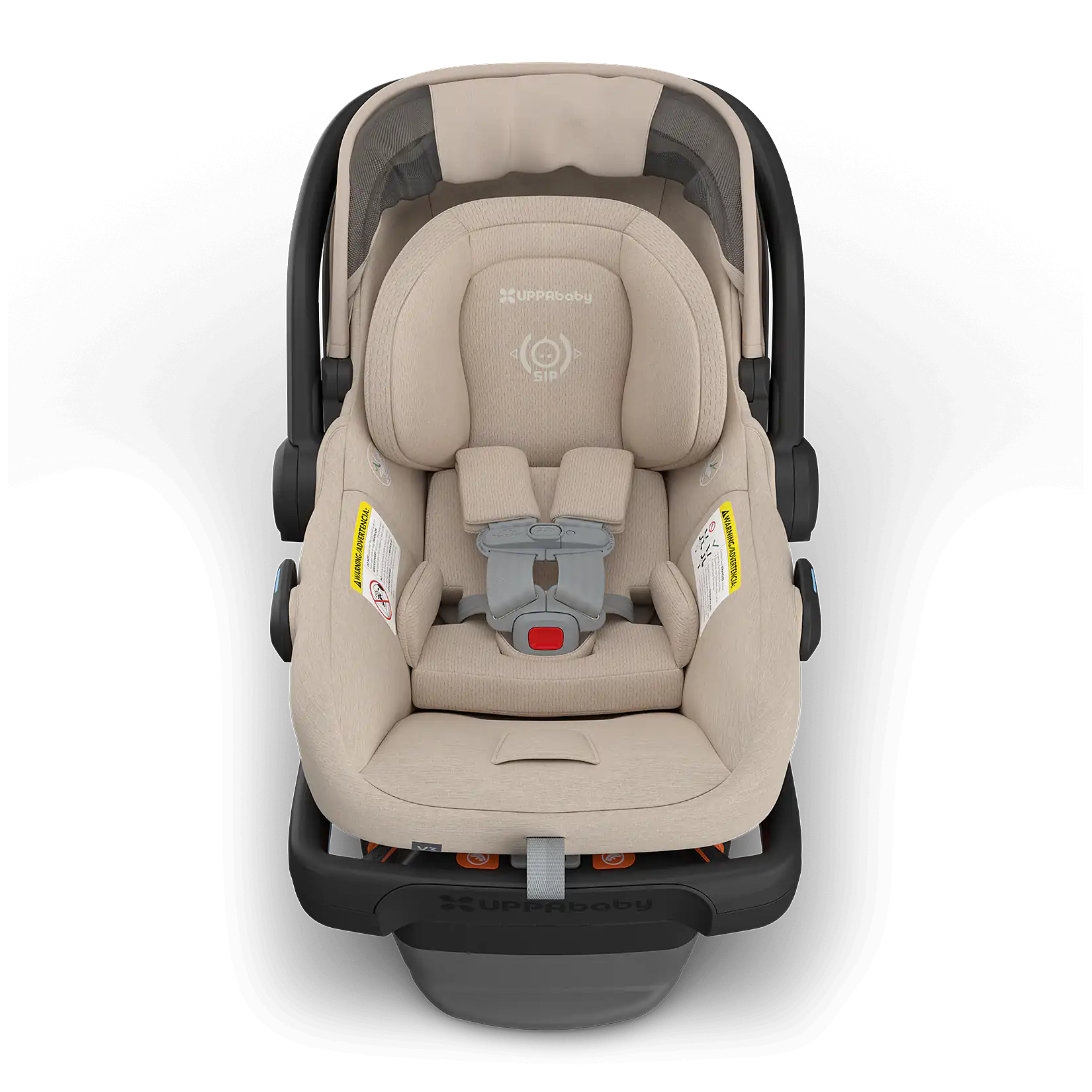UPPAbaby Mesa V3 Infant Car Seat Declan - Facing Straight On with Infant Insert
