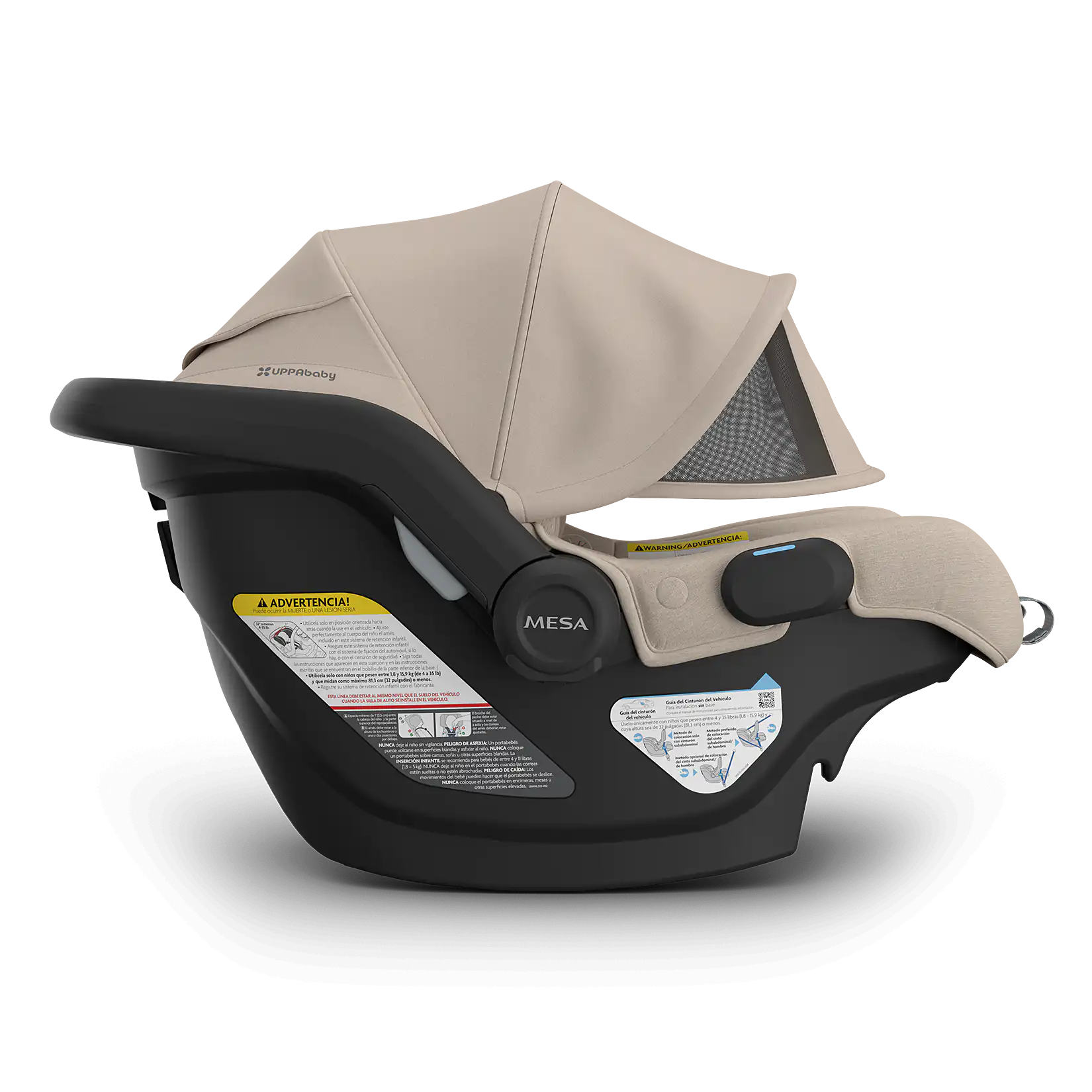 UPPAbaby Mesa V3 Infant Car Seat Declan - Extended Sun Canopy