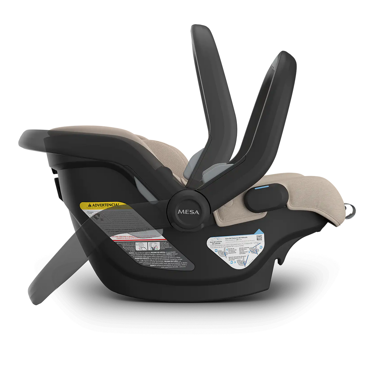 UPPAbaby Mesa V3 Infant Car Seat Declan - Arm Bar Positions