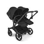 Bugaboo Donkey 6 Mono Complete Stroller - Heritage Black Side Angle Multi-Age Kids Duo Mode or Twin Mode