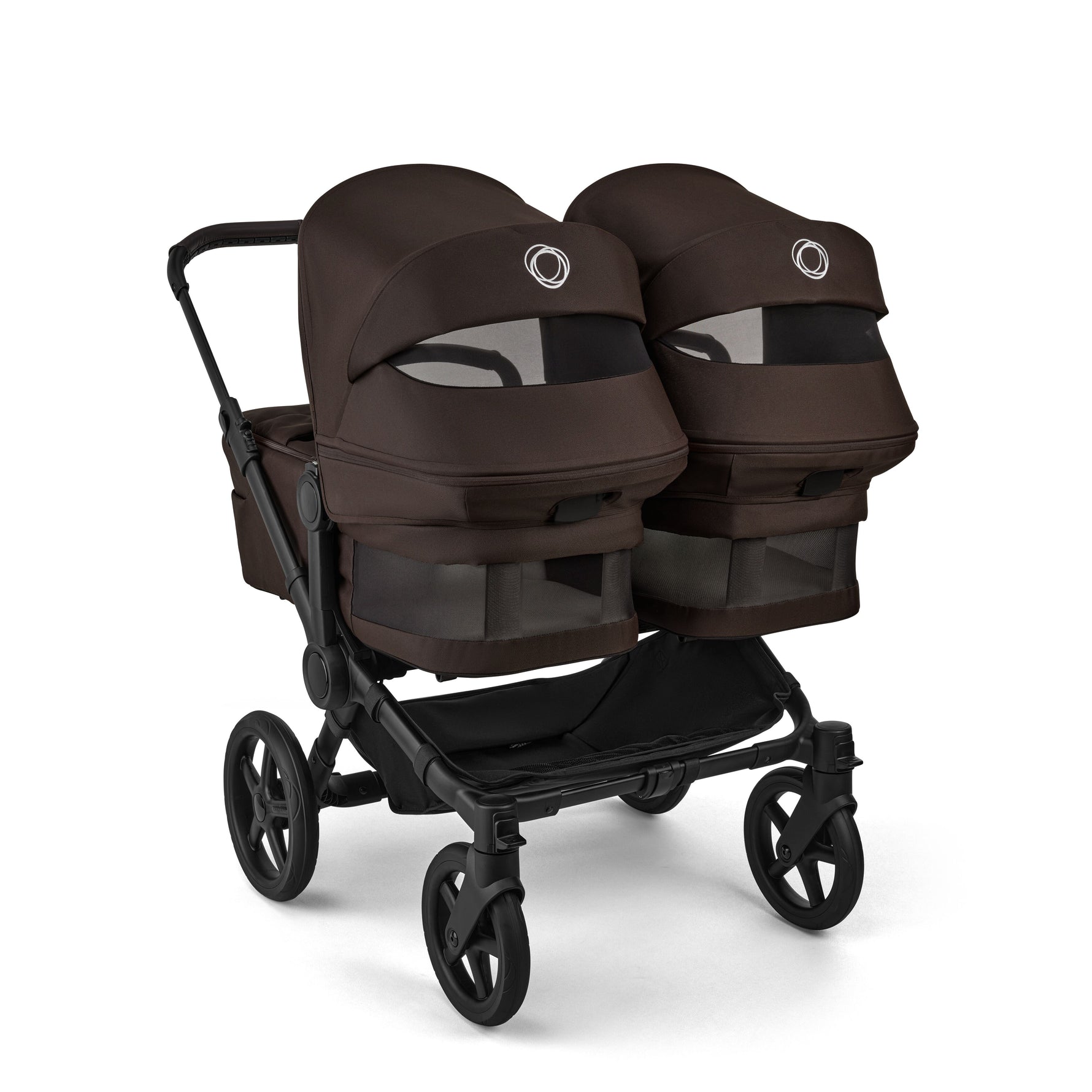 Bugaboo Donkey 6 Mono Complete Stroller - Cocoa Brown 2 Bassinets with Ventilation
