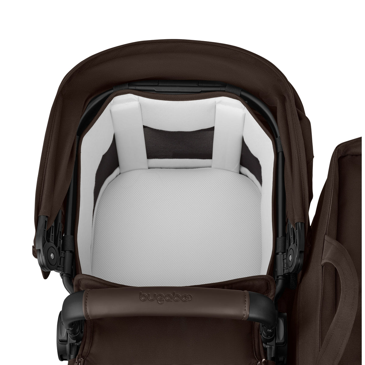 Bugaboo Donkey 6 Mono Complete Stroller - Cocoa Brown Organic Mattress Pram/Bassinet Liner