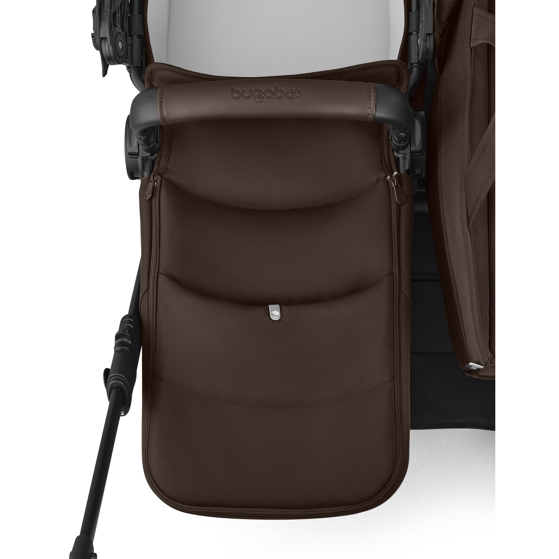 Bugaboo Donkey 6 Mono Complete Stroller - Cocoa Brown Pram/Bassinet Body Detail