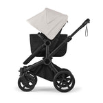 Bugaboo Donkey 6 Mono Complete Stroller - Misty White Side View Mono Mode