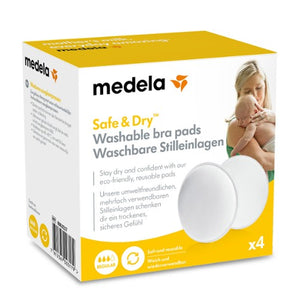 Medela Safe & Dry Washable Bra Pads Packaging
