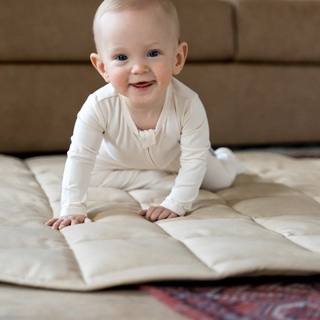 Townsend Avenue Quilted Vegan Leather Play Mat Lifestyle 3