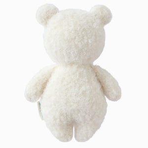 cuddle + kind Hand-Knit Baby Animal - Boucle Bear Ivory Back View