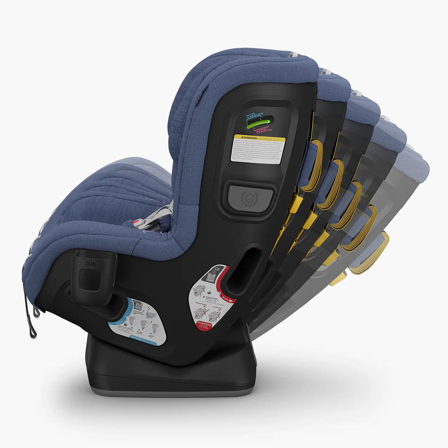 UPPAbaby Rove Convertible Car Seat - Cody - Recline Settings