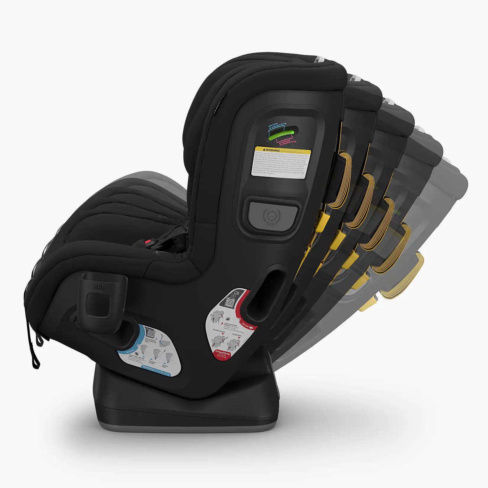 UPPAbaby Rove Convertible Car Seat - Jake - Recline Settings