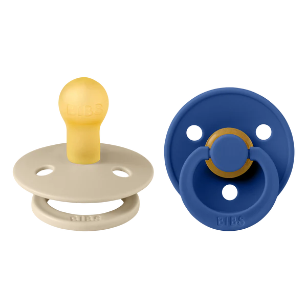BIBS Pacifier 2 Pack - Vanilla & Cornflower