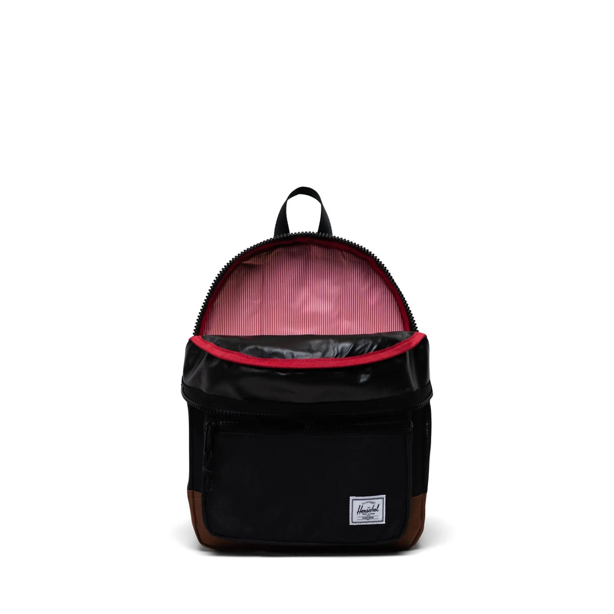 Herschel Heritage Kids Backpack Black/Saddle Brown - Interior View