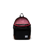 Herschel Heritage Kids Backpack Black/Saddle Brown - Interior View