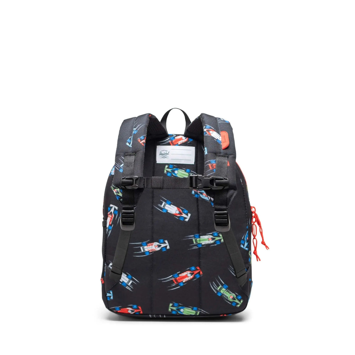Herschel Heritage Kids Backpack Race Cars - Name Label &  Chest Clip
